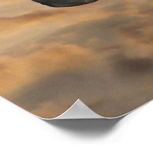 Stormy Unicorn Poster (Hoek)