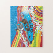 Stormy Vissen Boat Legpuzzel (Verticaal)