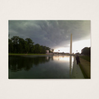 Stormy Washington DC dag Visitekaartjes
