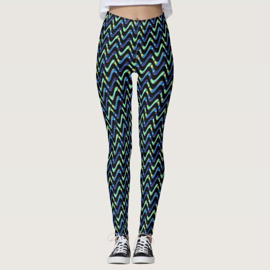 Stormy Waves.... Leggings (Voorkant)