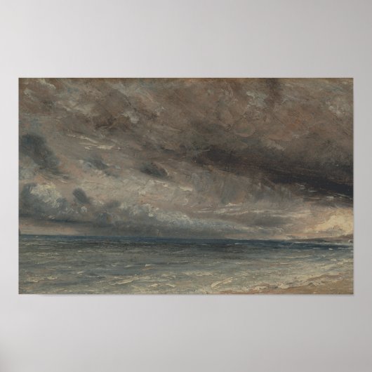 Stormy Zee, Brighton - Constable Poster (Voorkant)