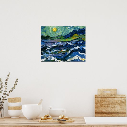 Stormy Zee Poster (Keuken)