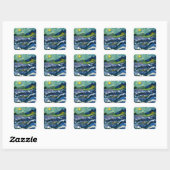 Stormy Zee Vierkante Sticker (Vel)