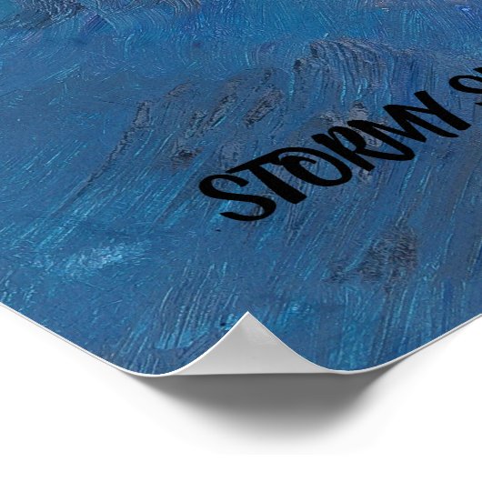 STORMY ZEEEN POSTER DESIGN VAN PAULA REILLY (Hoek)