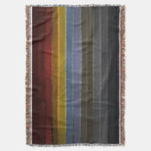 Stormy zoute Waterverf Pop van kleur Abstracte kun Deken (Voorkant Verticaal)