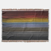 Stormy zoute Waterverf Pop van kleur Abstracte kun Deken (Voorkant)