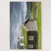 Stortdak in Noorse wildernis Legpuzzel (Verticaal)