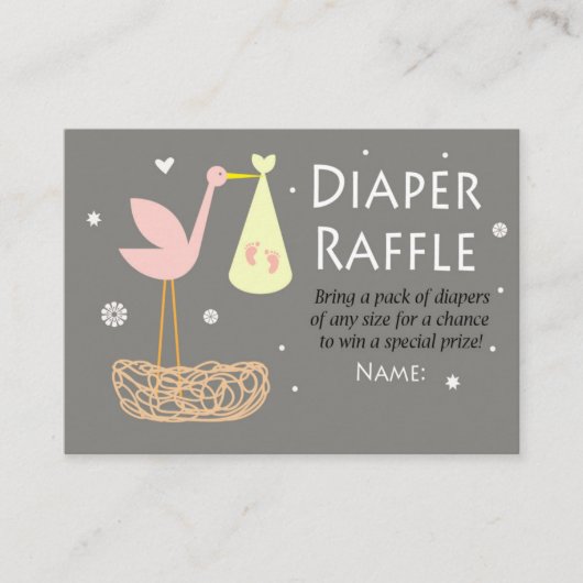 Stortnest Diaper Raffle Tickets (Voorkant)