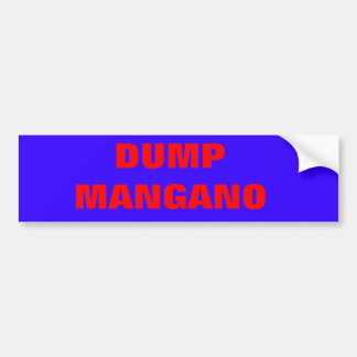 stortplaats voor mangano-bumper bumpersticker