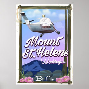 Stortposter St. Helens Washington Poster