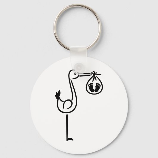 Stortpoten baby sleutelhanger (Voorkant)