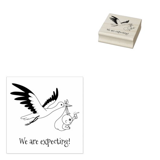 Stortvoorraad Baby bundel verwacht zwangerschap Rubberstempel (Gestempeld)