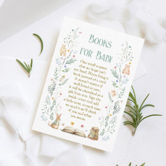 Story Book Baby Shower Books for Baby Informatiekaartje