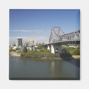 Story Bridge, Brisbane River, en Kangaroo Magneet