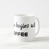 Story Time Begins with Coffee Mugs  (Devant droit)