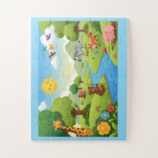 Storybook Animals Puzzle for Children Legpuzzel