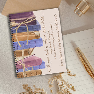 Storybook Baby shower Aanpassen gastenboek Notitieboek