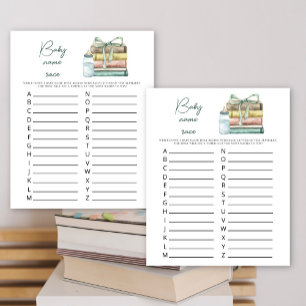Storybook baby shower - Baby naam race spel