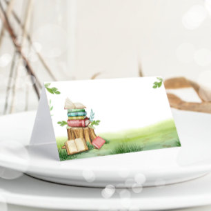 Storybook Baby shower Hoofdstuk Voedsellabel Decor Visitekaartjes
