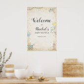 Storybook Baby Shower Welcome Poster (Keuken)