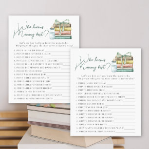 storybook baby shower - Wie kent mama het beste
