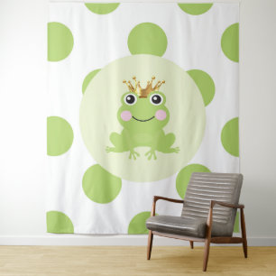 Storybook Fairy Tale Frog Prince Baby shower Wandkleed