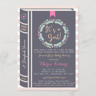 Storybook Fairytale Baby shower Uitnodiging