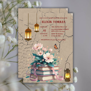 Storybook Floral Baby shower Kaart