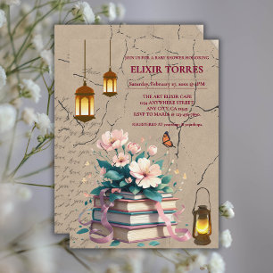 Storybook Floral Baby shower Kaart
