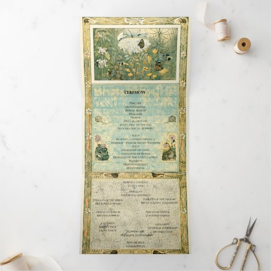 Storybook Forest Trifold Programma (Binnen)
