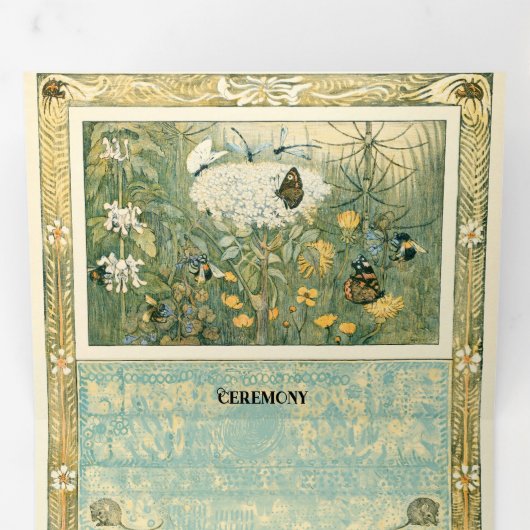  Storybook Forest Trifold Programma (Binnenzijde eerst)
