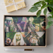 Storybook Funny King Queen  ontkoppeling Tissuepapier (Geschenk)