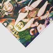 Storybook Funny King Queen  ontkoppeling Tissuepapier (Detail)