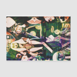 Storybook Funny King Queen  ontkoppeling Tissuepapier