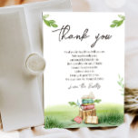 Storybook Le nouveau chapitre commencera Carte de<br><div class="desc">► Un carte de remerciements à thème watercolor storybook ! Les belles couleurs pastel s'accordent à n'importe quel style de fête ! Conçu pour correspondre à notre collection de thèmes Storybook. ► PERSONNALISEZ facilement ce design avec vos détails via le bouton "PERSONNALISER" ! ← Si vous avez besoin de coordonner...</div>