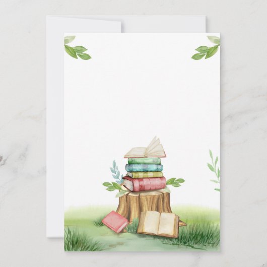 Storybook Le nouveau chapitre commencera Carte de (Dos)