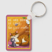 Storybook moeder en baby sleutelhanger (Achterkant)