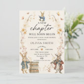 Storybook New Chapter Baby Shower Invitation (Debout devant)