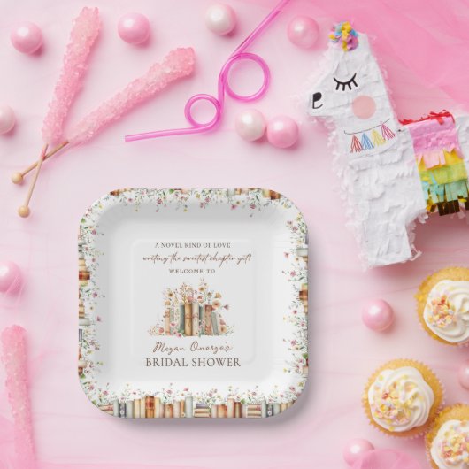 Storybook New Chapter Vrijgezellenfeest Party Papieren Bordje (Feest)