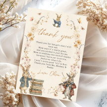Storybook New Chapter Will Begin Thank You Card