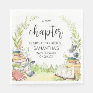 Storybook Nieuw hoofdstuk Baby shower Servet