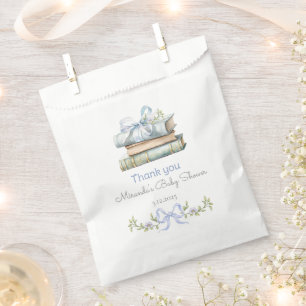 Storybook Nieuw Hoofdstuk Blauwe wilde bloem Dank Bedankzakje