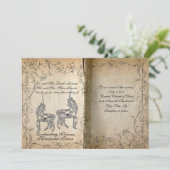 Storybook Perfect Unicorn Faire-part de mariage (Debout devant)