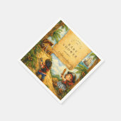 Storybook Pirate Adventure Baby Shower Servet (Hoek)