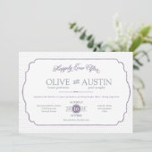 Storybook Romance Faire-part de mariage (Debout devant)