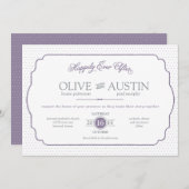 Storybook Romance Faire-part de mariage (Devant / Derrière)