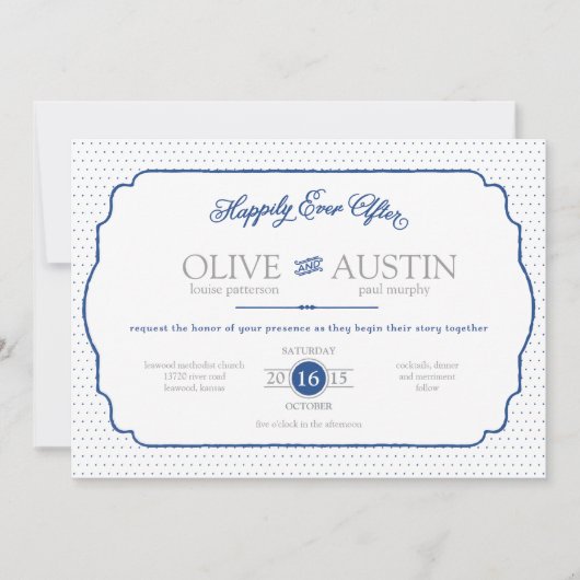 Storybook Romance Faire-part de mariage (Devant)