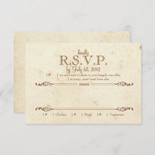 Storybook RSVP (Devant / Derrière)