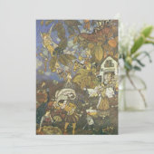  Storybook-tekens van Dulac Invitation Kaart (Staand voorkant)