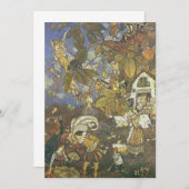  Storybook-tekens van Dulac Invitation Kaart (Voorkant / Achterkant)